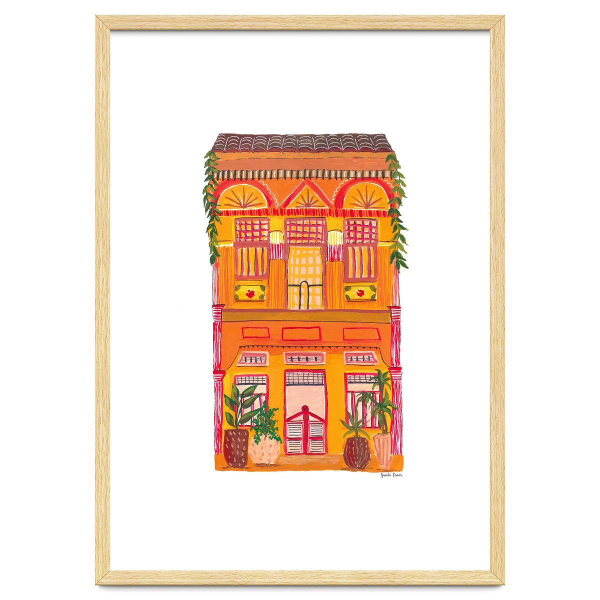 Orange House A4