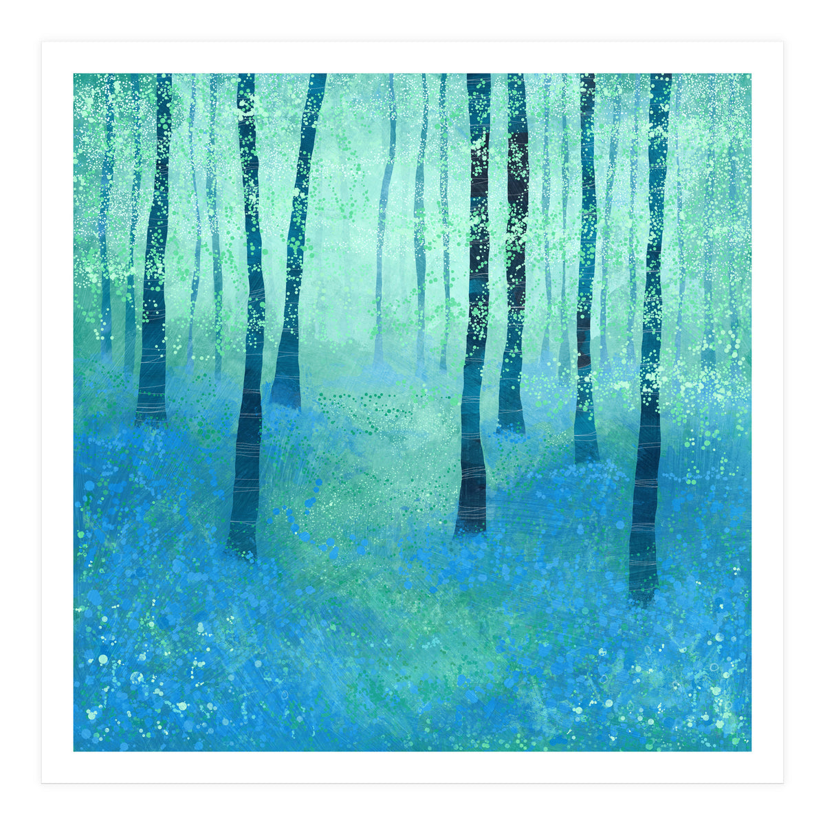 Bluebells, Challock (Print Only)