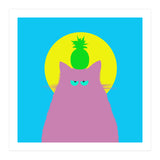 Tropical Lilac Cat  (Print Only) thumbnail