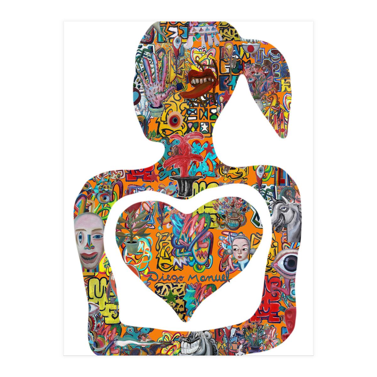 Mujer Digital 3 1  (Print Only)