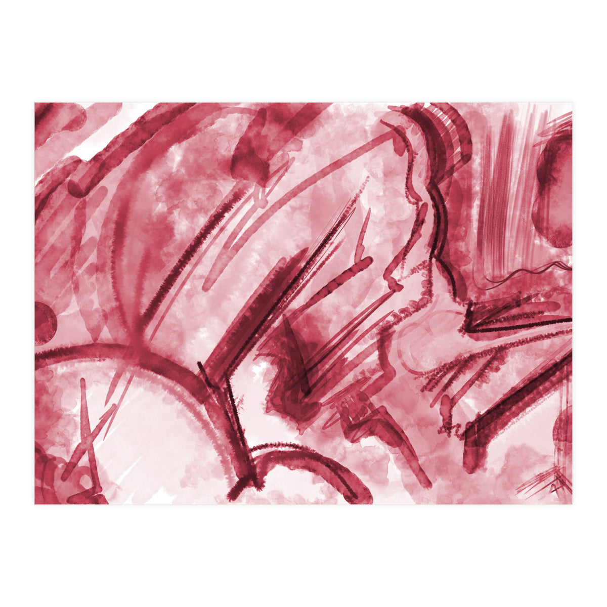 Vermelho E Belo (Print Only)