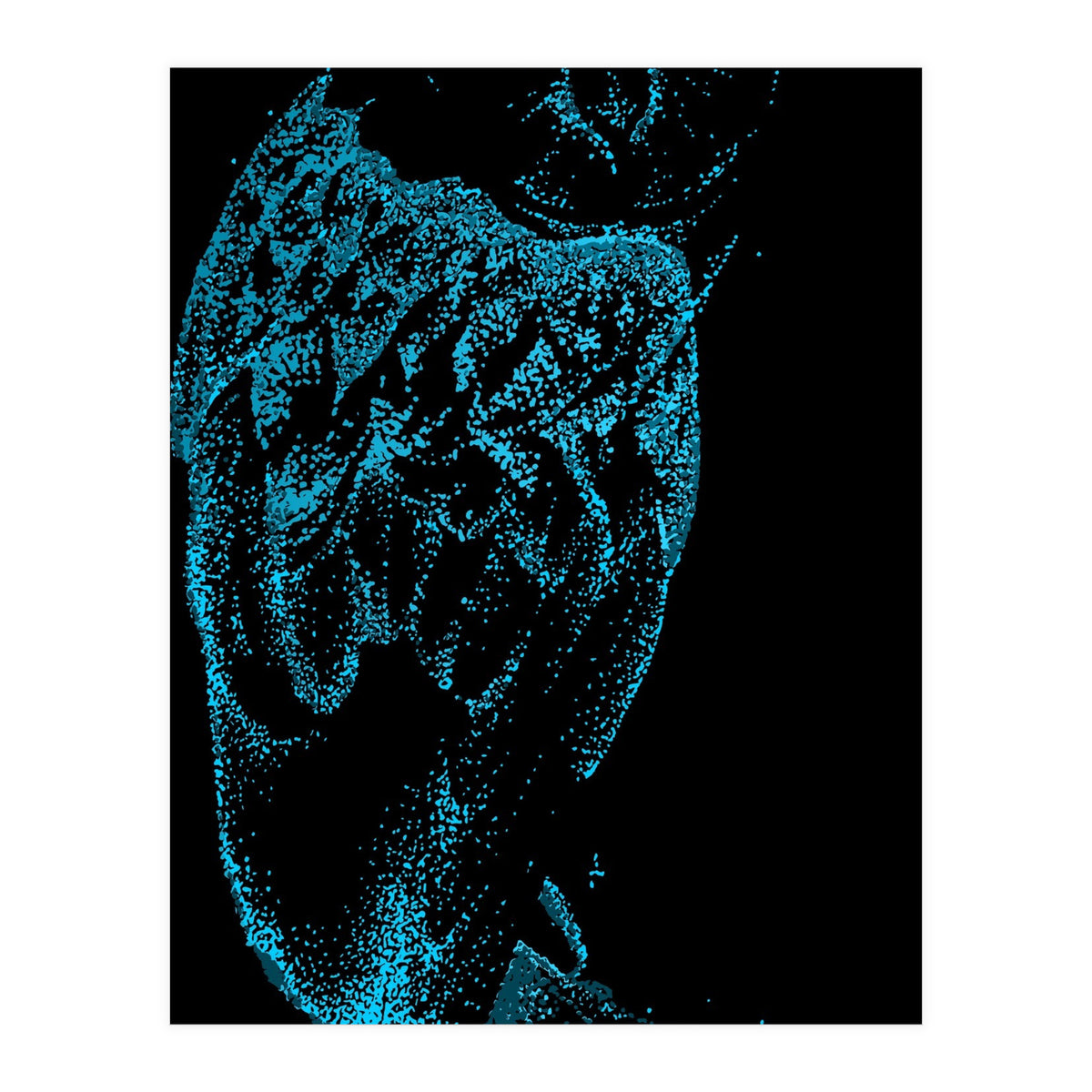 Teal Barn Owl (Print Only)
