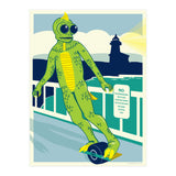 Sleezstak riding One Wheel (Print Only) thumbnail