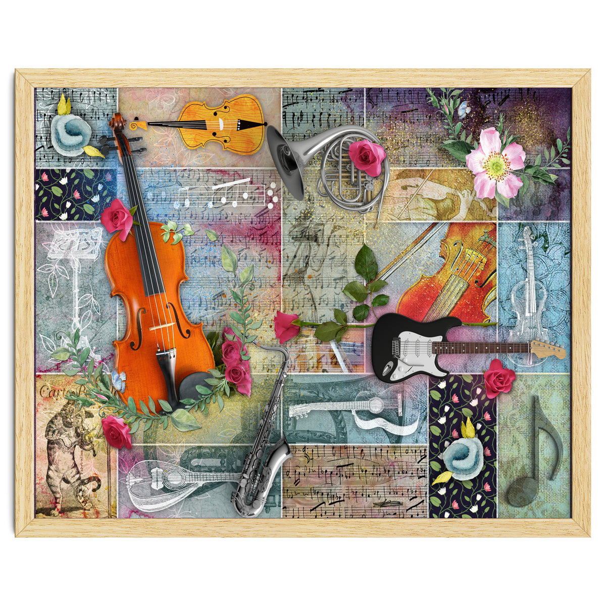 Musical Garden Collage