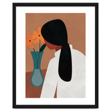 Modern Boho Woman with Flowers thumbnail
