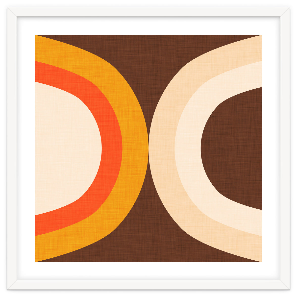 Classic Mid Mod Dot Brown