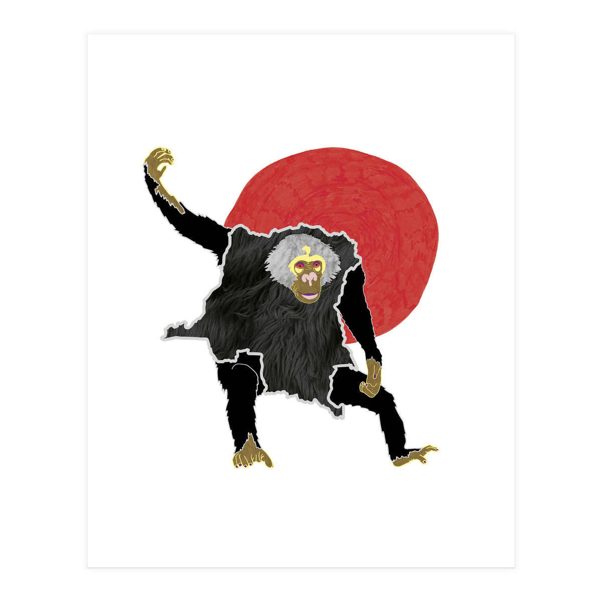 Congolese Bonobo (Print Only)