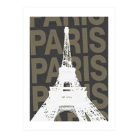 Paris, France \\ Poster Art (Print Only)