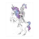 Unicorn Knight (Print Only) thumbnail