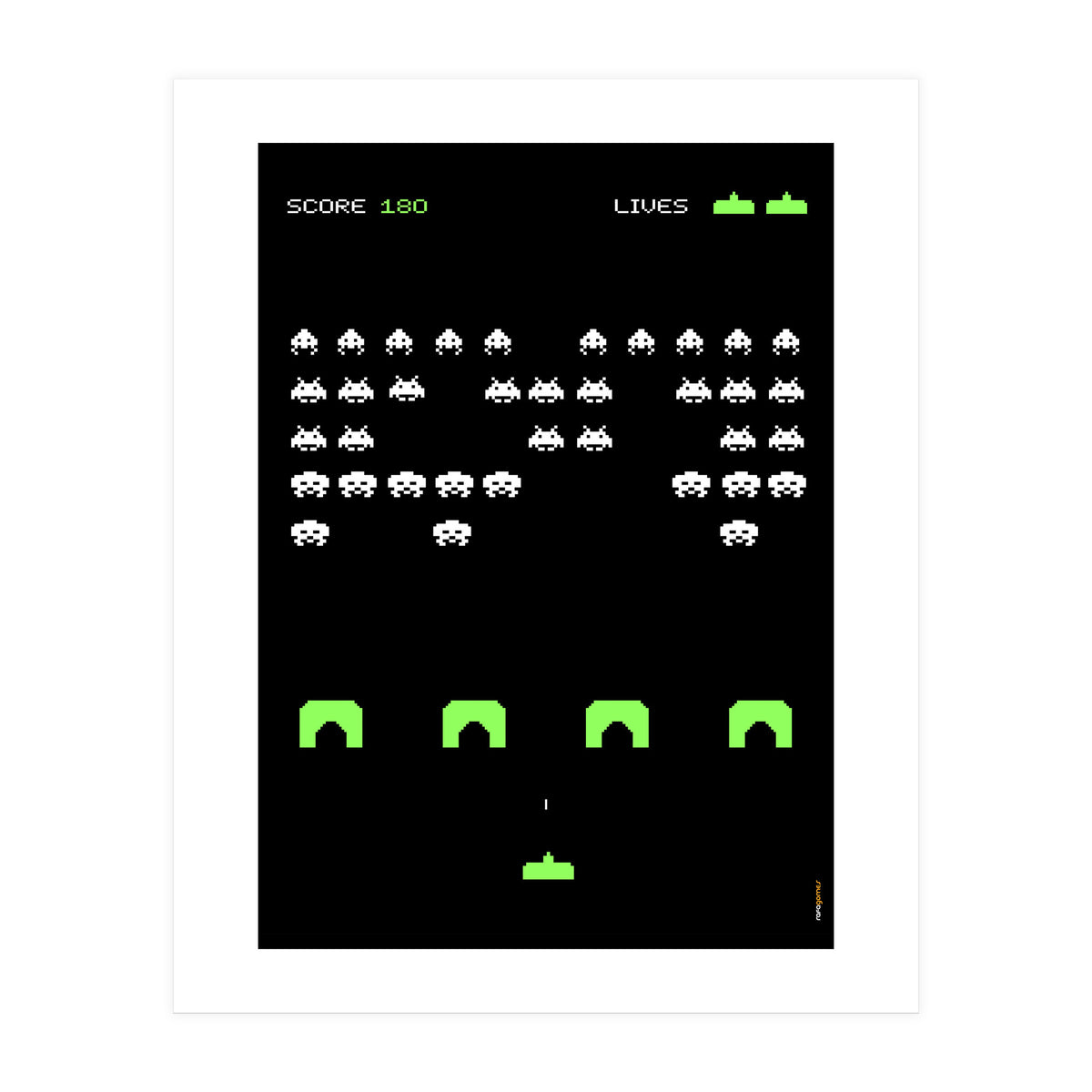 Space Invaders (Print Only)