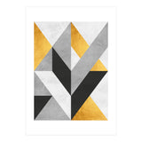 Gray and Gold Composition III (Print Only) thumbnail