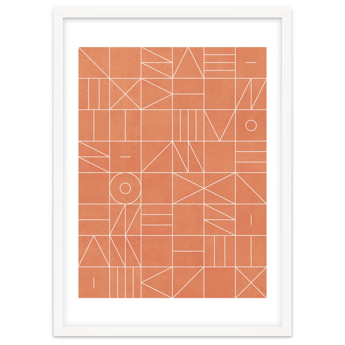 My Favorite Geometric Patterns No.5 - Coral