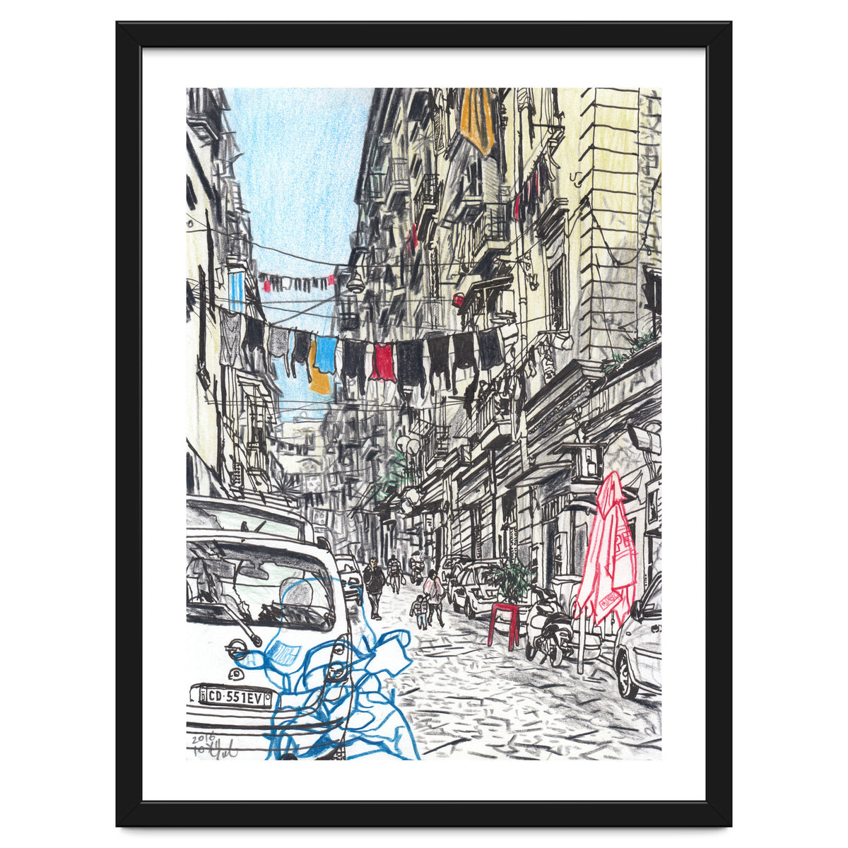 Drying Laundry In Napoli