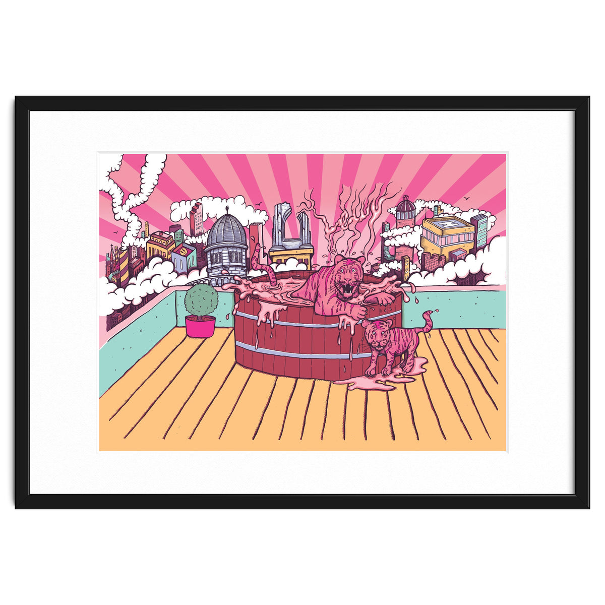 Strawberry Tigers Rooftop Jacuzzis Abbeydale Brewery x Lewy  12.4% ABV Strawberry, Chocolate, Smoked, Cherry Wood-chipped, Imperial Dessert Stout.