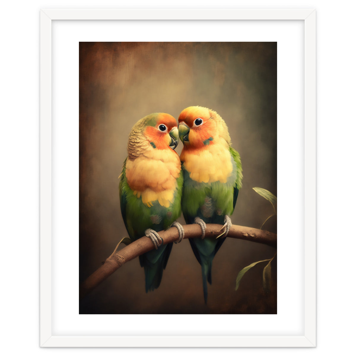 Lovebirds Painting