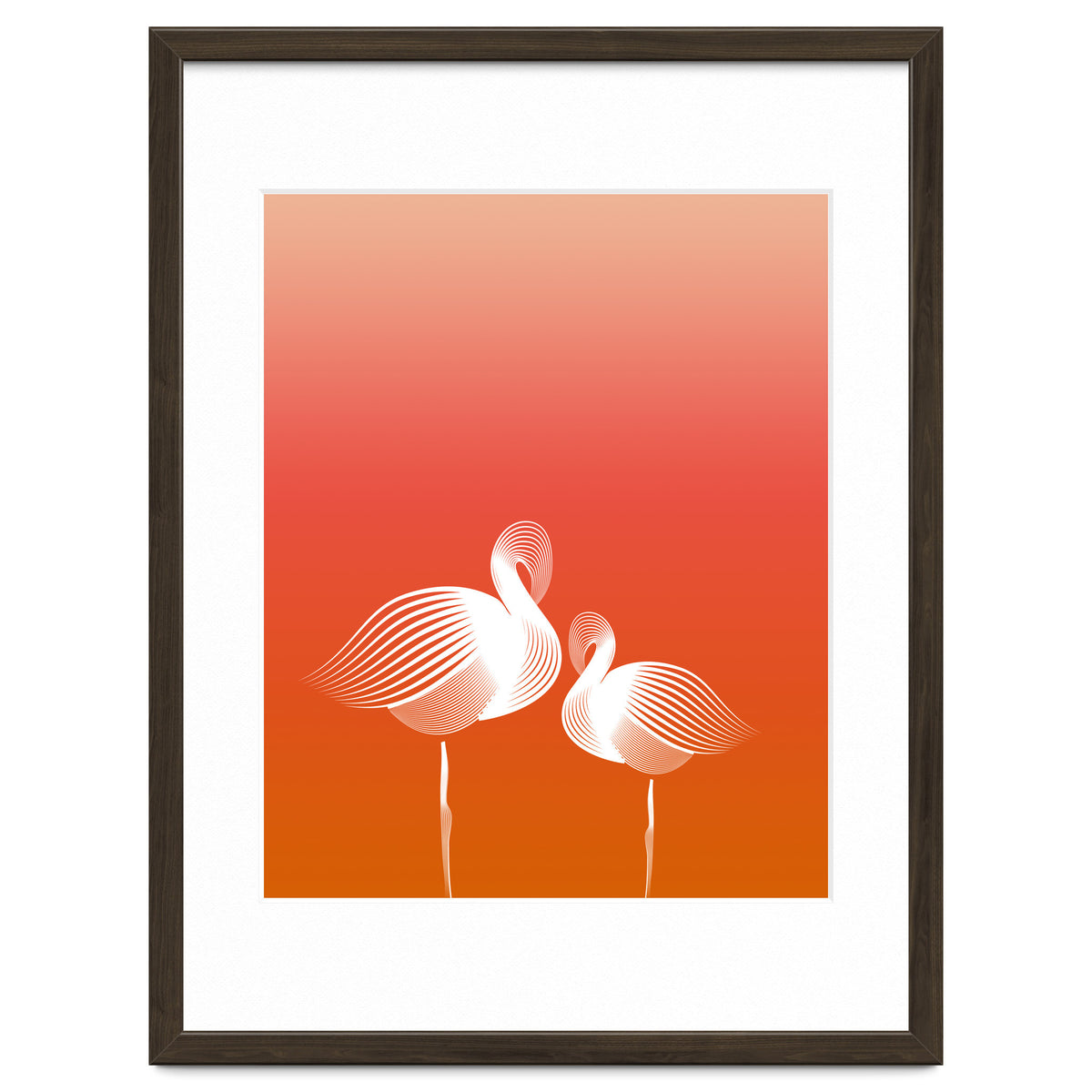 Meditating Flamingos