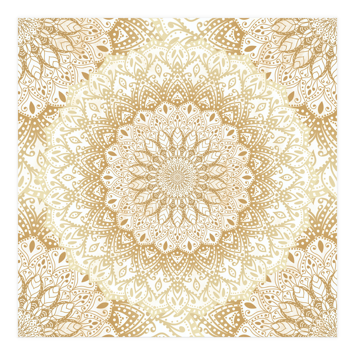 Mandalas For May Gold (Print Only)