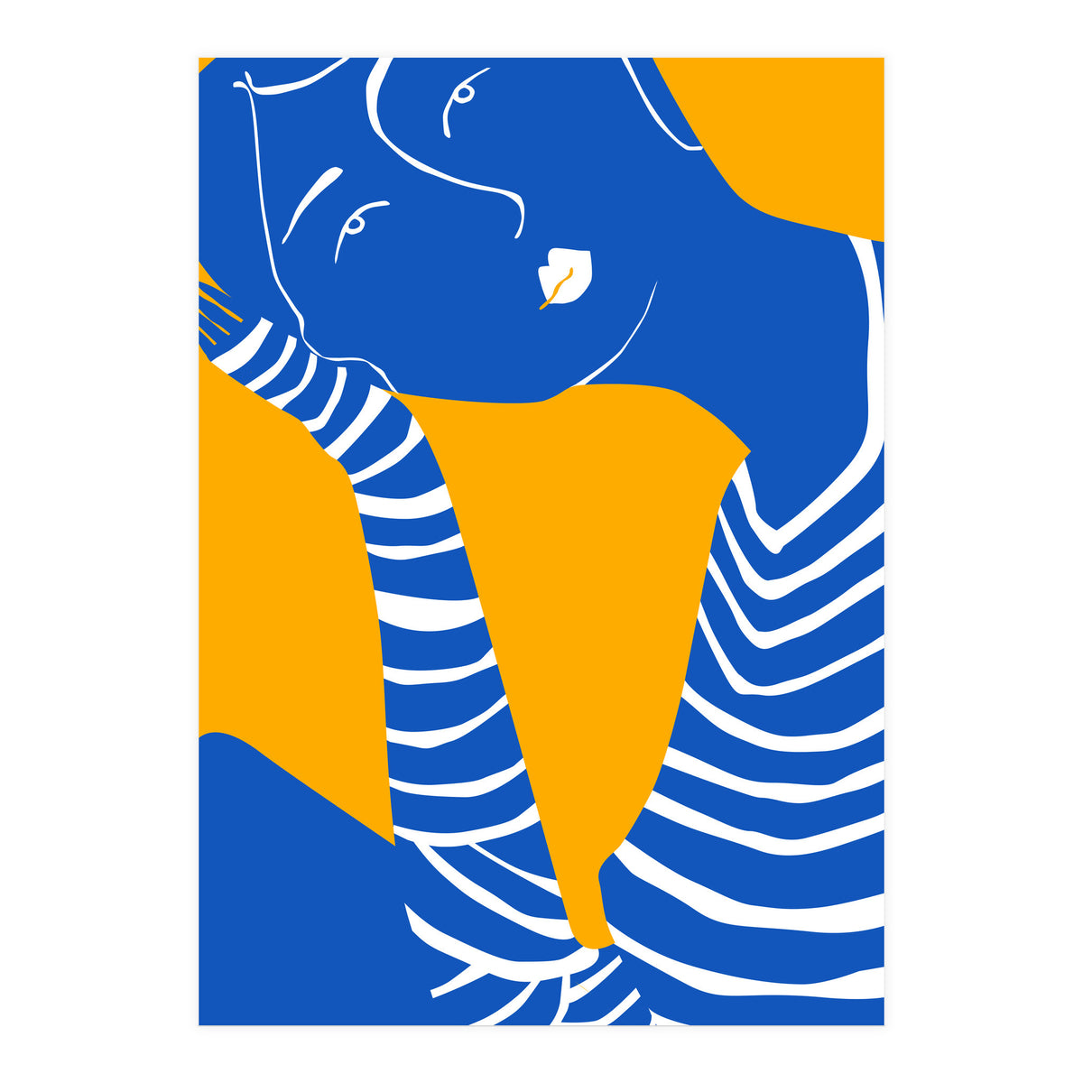 I'm Thinking Blue (Print Only)