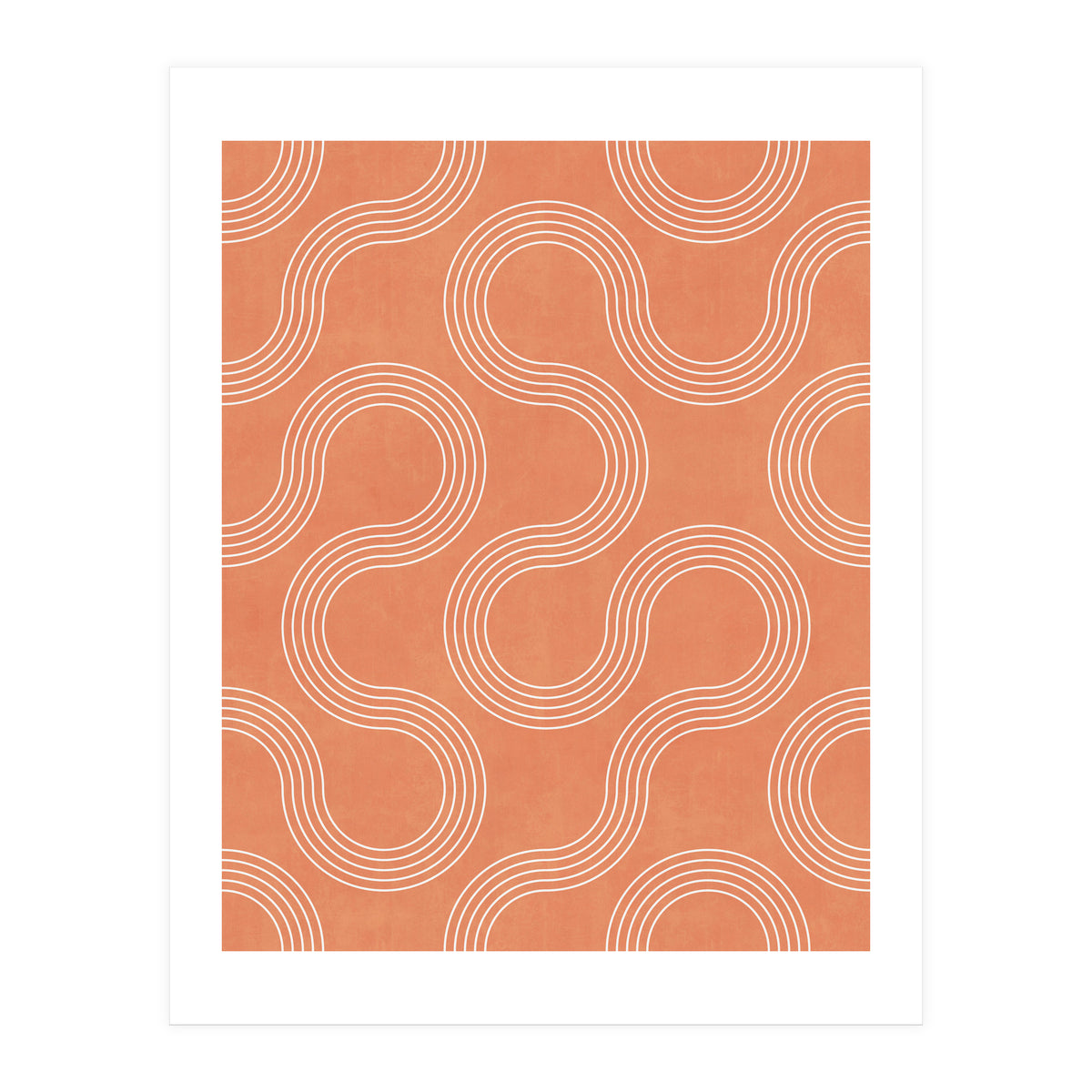My Favorite Geometric Patterns No.32 - Coral (Print Only)