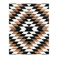 Urban Tribal Pattern No.13 - Aztec - Concrete and Wood (Print Only)