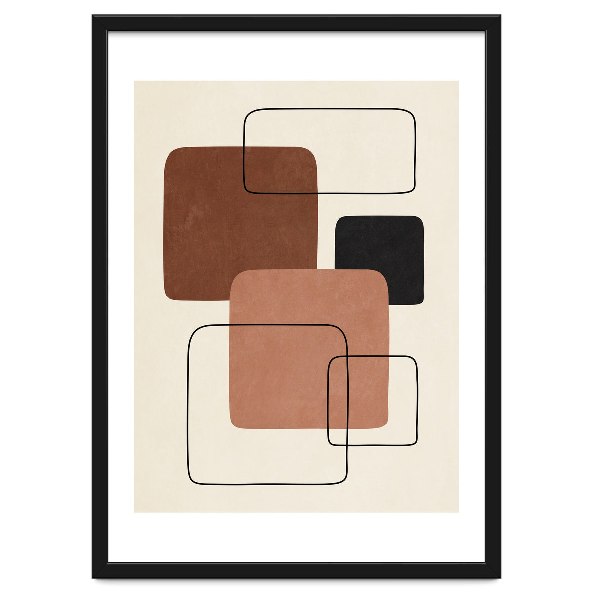 GEOMETRIC SHAPES - TERRACOTTA 02