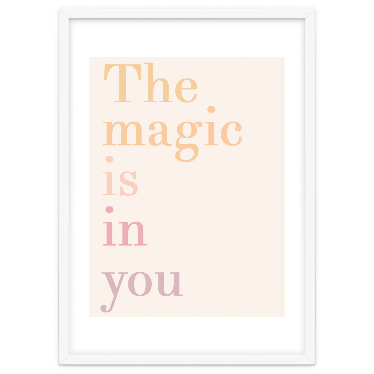 The Magic Is In You, Pastel