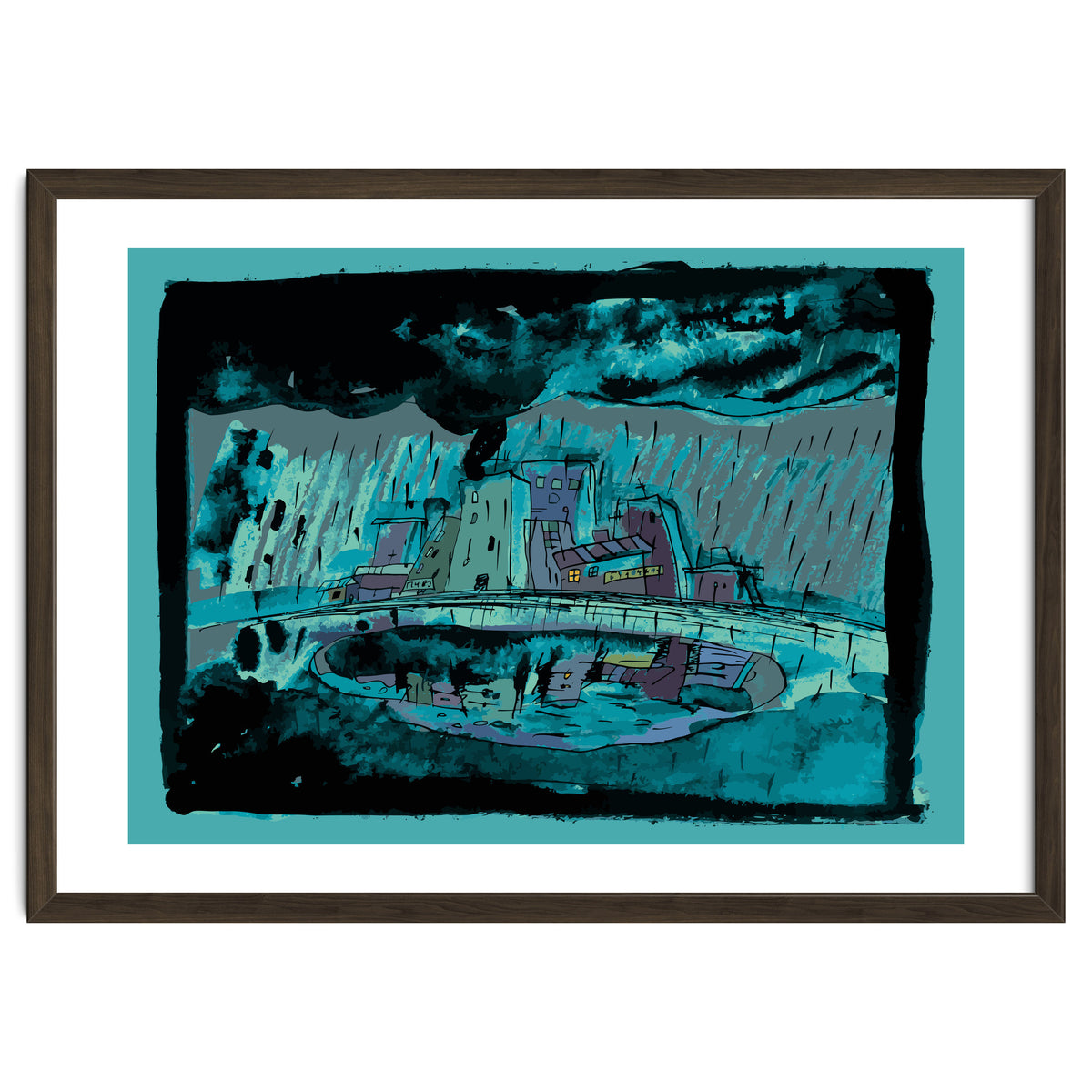 Autumn Rain in the Old City