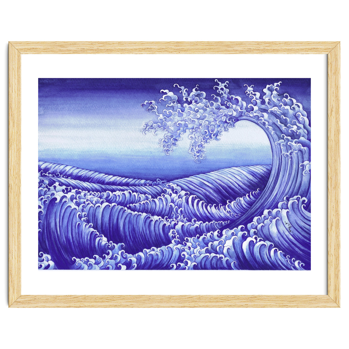 Turbulent Water Triptych part 3