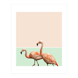Flamingo Pastel Art (Print Only) thumbnail