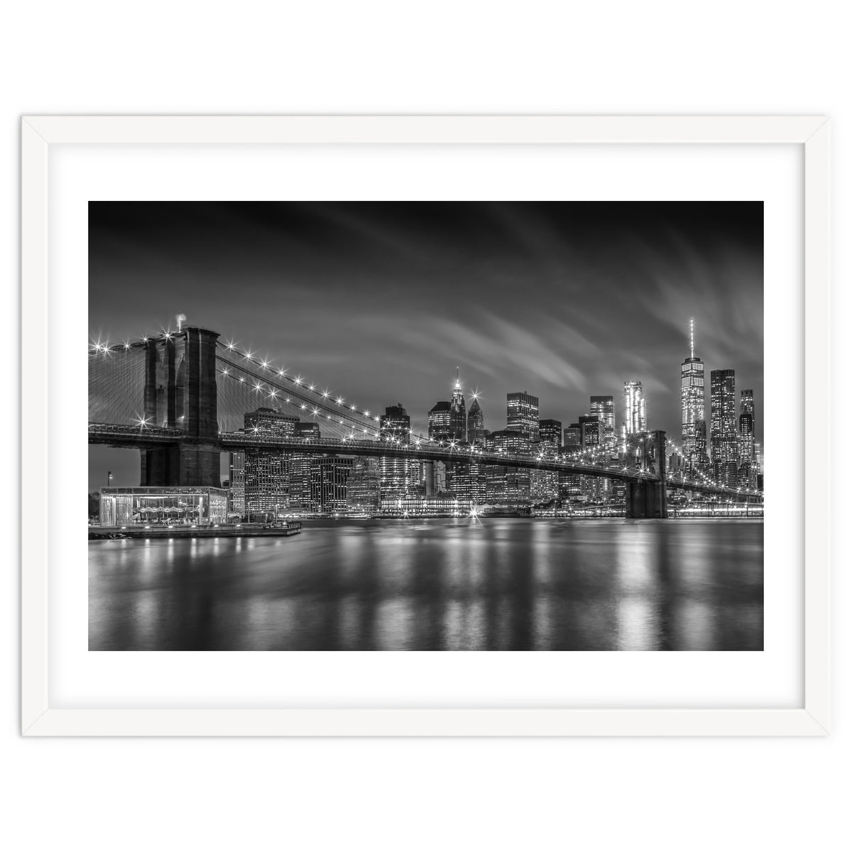 BROOKLYN BRIDGE Nightly Impressions | Monochrome