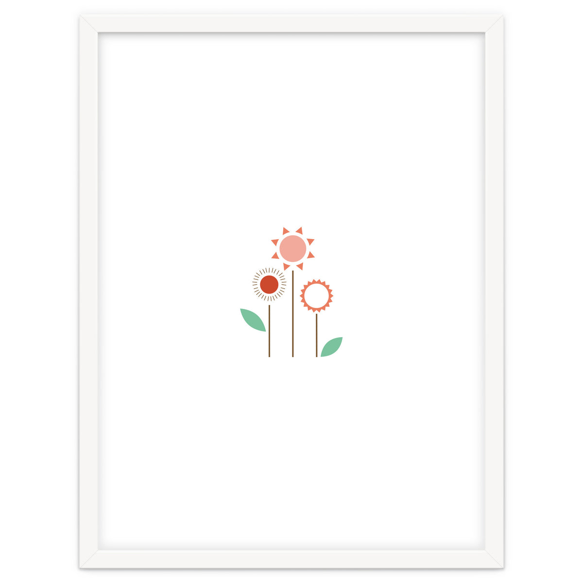 Sun And Flower On My Wall Rgb