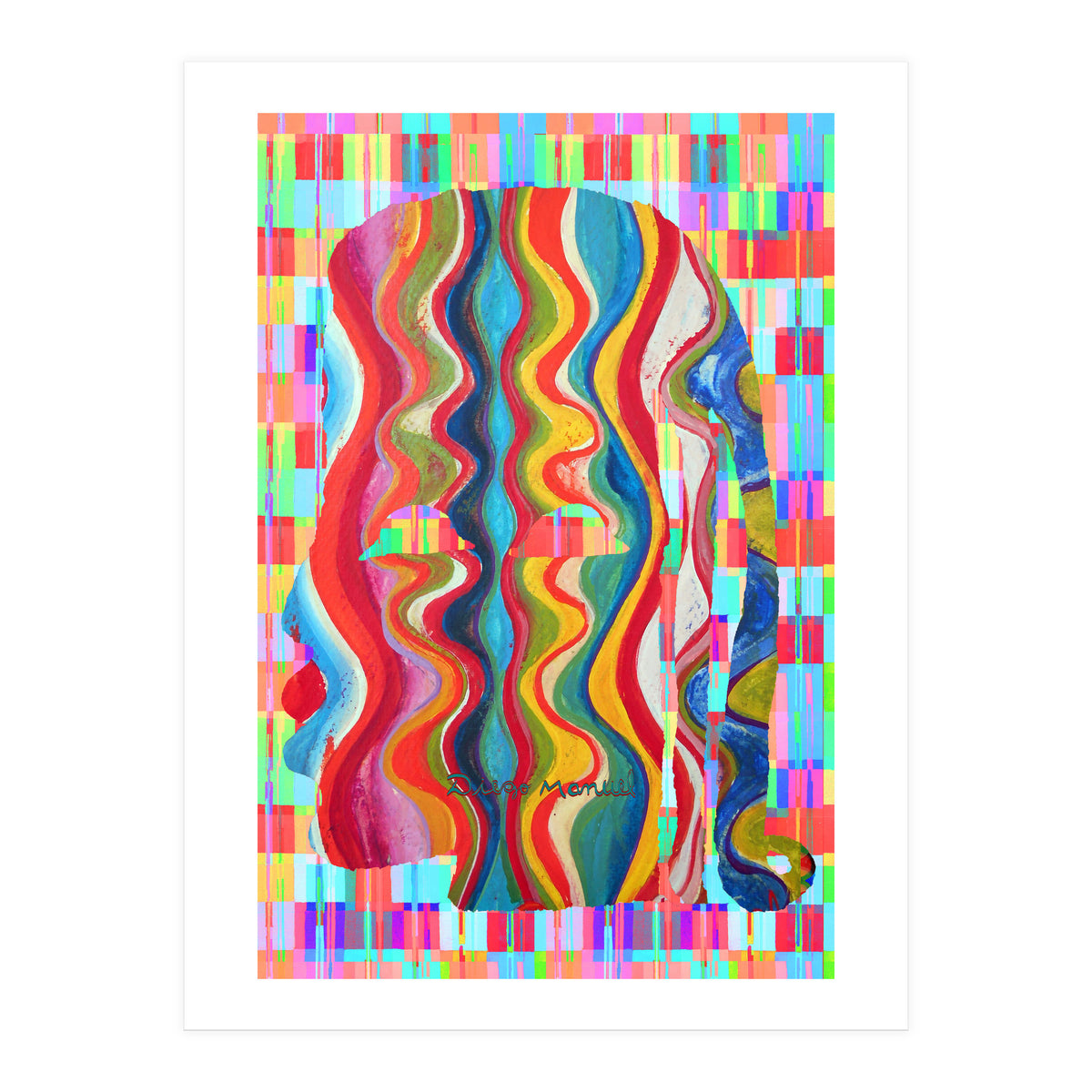 Abstracto Pop Nuevo B Nuevo 9 (Print Only)