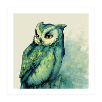 Green Owl (Print Only)