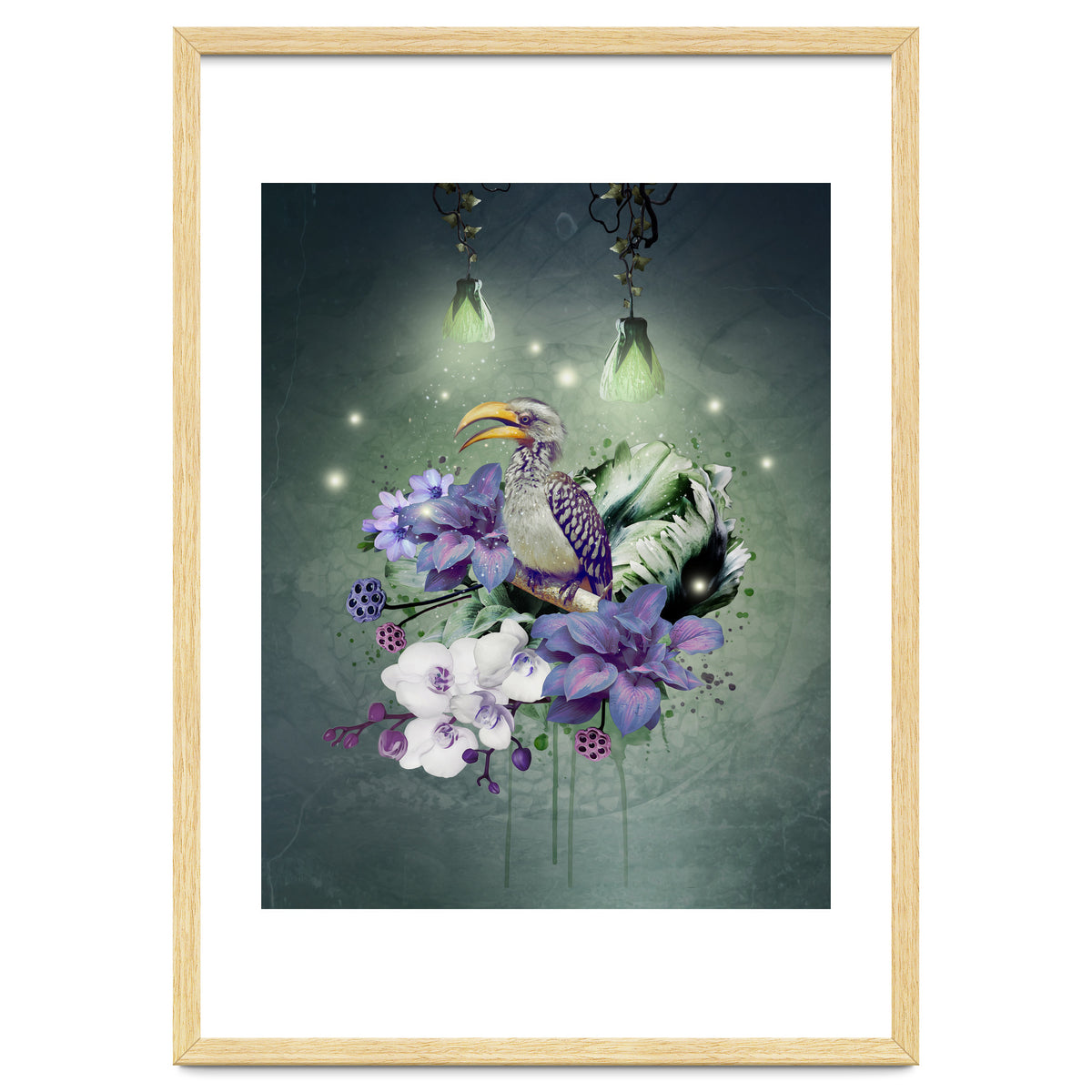 Floral Magic Hornbill