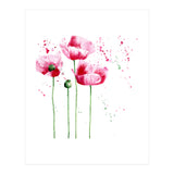 Poppies || watercolor (Print Only) thumbnail