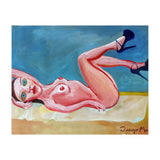 Reclining girl (Print Only) thumbnail