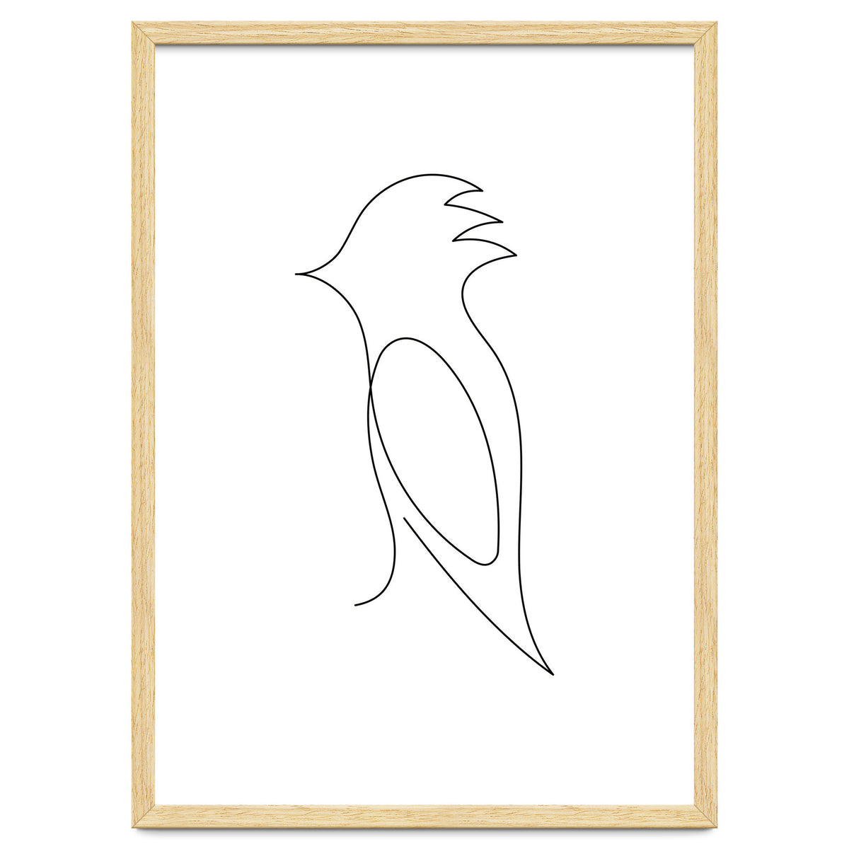 One Line Art Bird