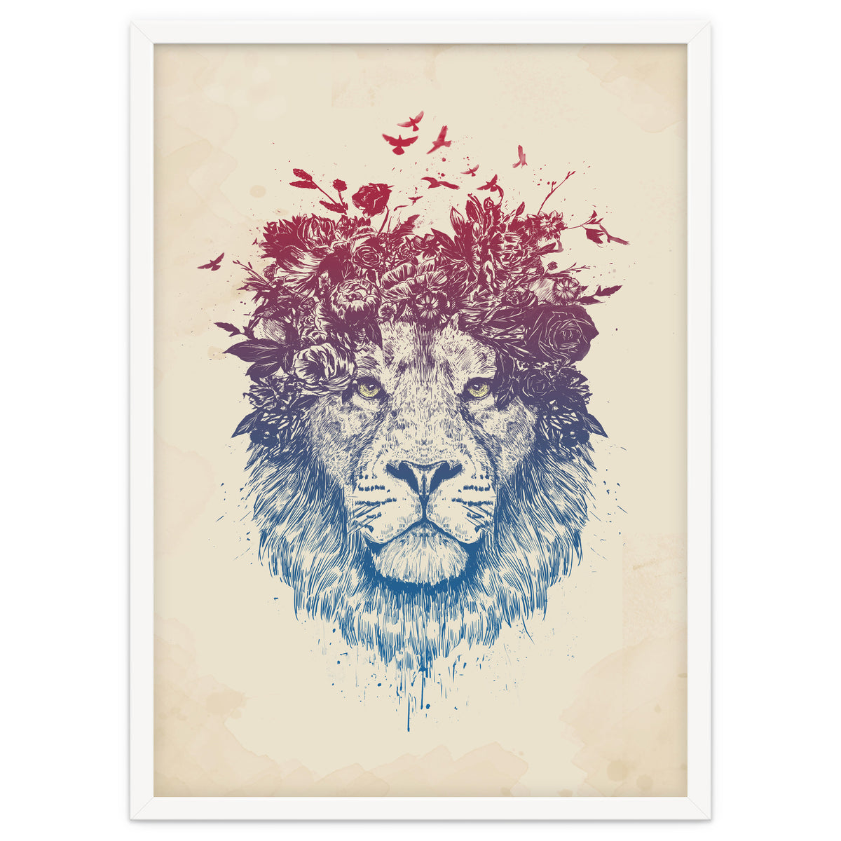 Floral Lion III