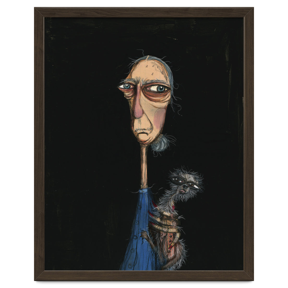 Woman Holding A Chihuahua