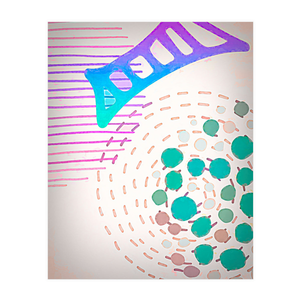 Pebbles In The Wheels (Print Only)