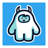 Kawaii Cute Abominable Snowman Yeti (Print Only) thumbnail