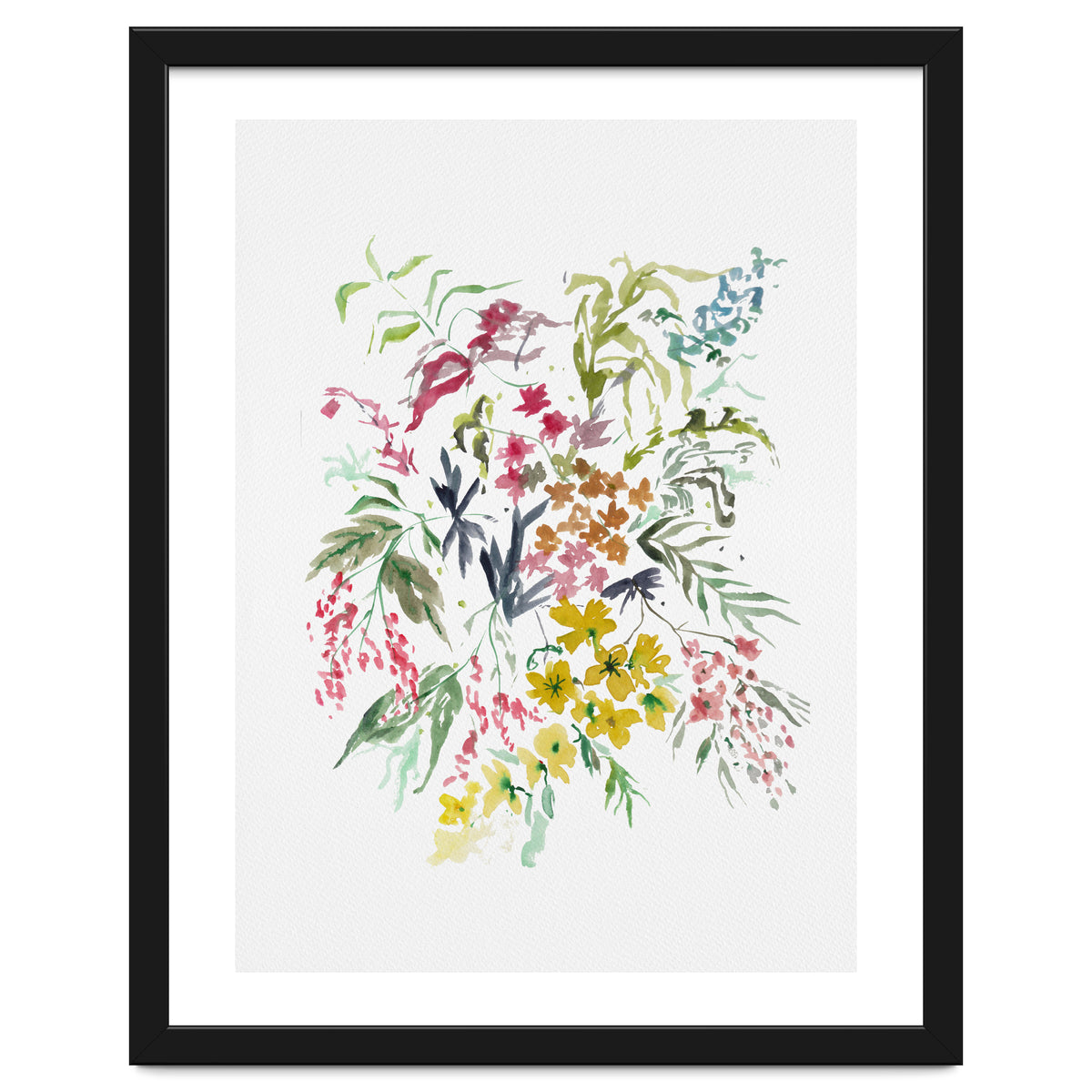 Autumn Bush Watercolour