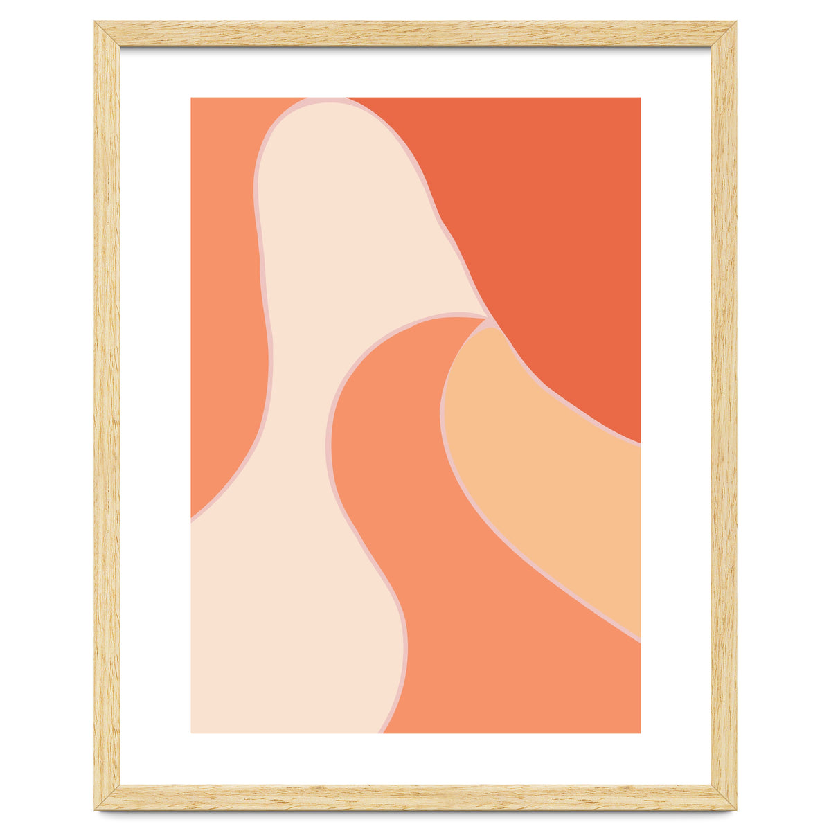 Colorful Orange Tones  Retro Waves