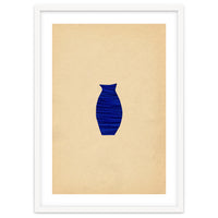 Ultramarine minimalist vase