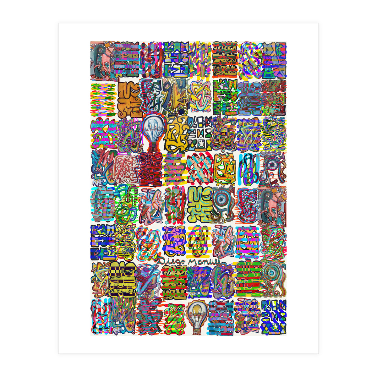 Graffitis 2021 Tapiz 110 (Print Only)