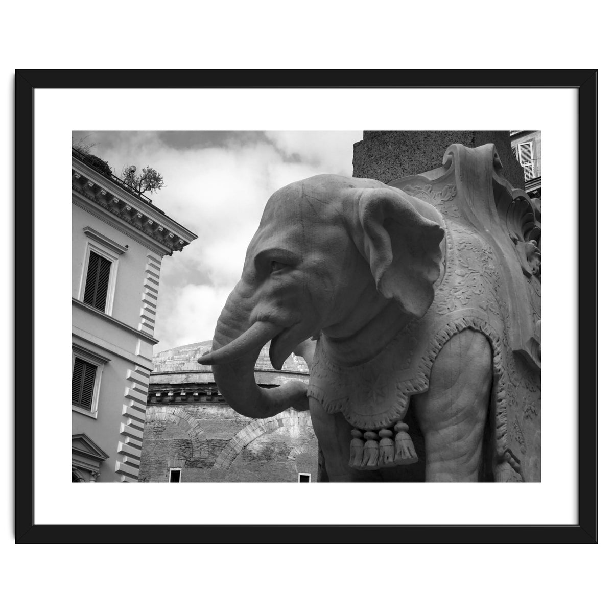 Elephant and Obelisk