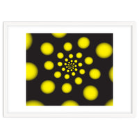 Yellow Spiral Dots