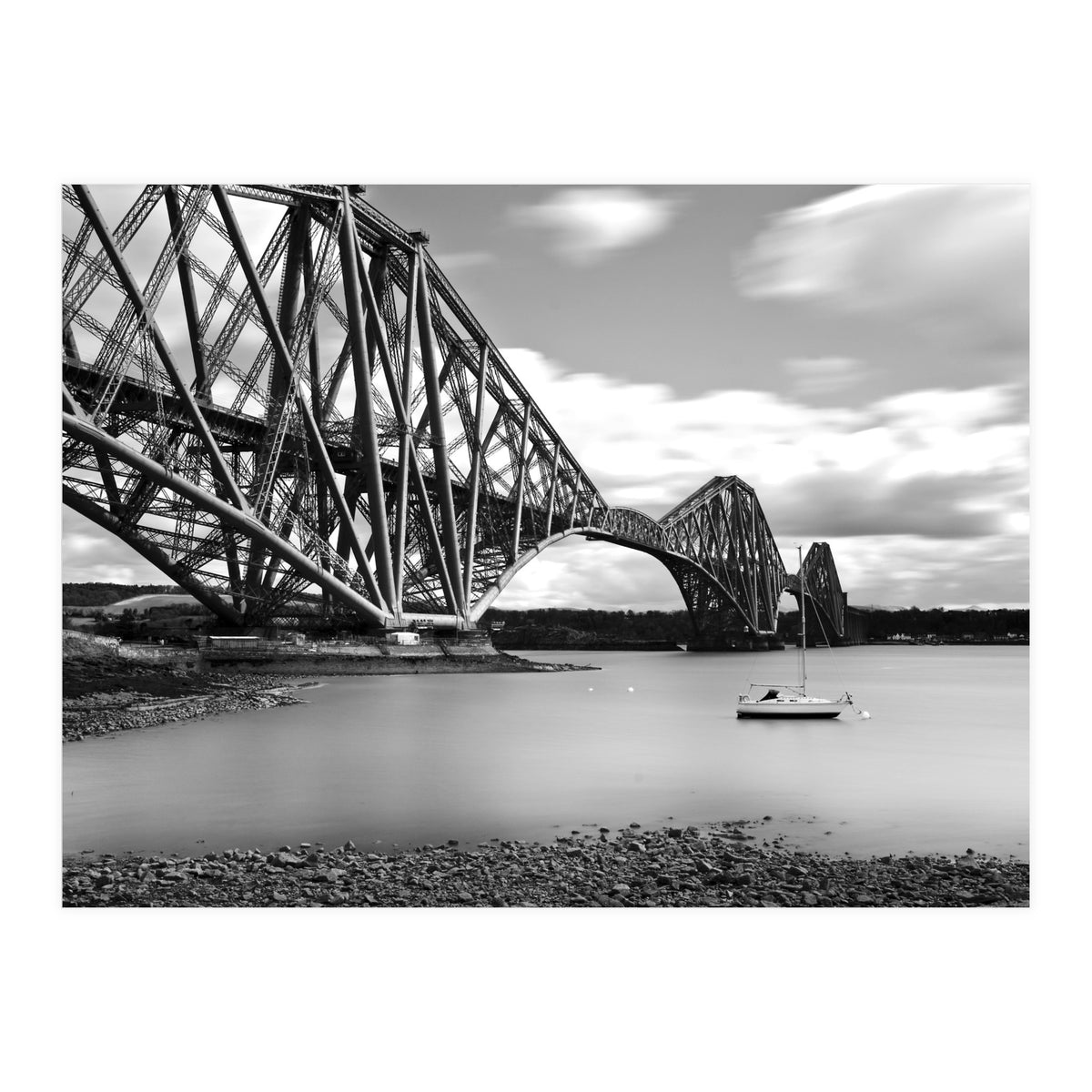 Forth Rail Bridge Seaside Architecture Seaside (Print Only)