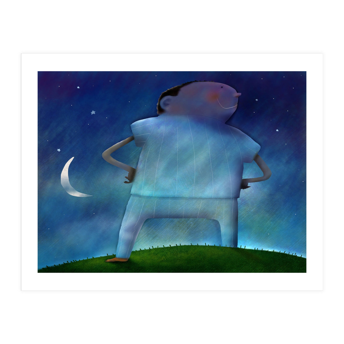 On Top Of His World (Print Only)