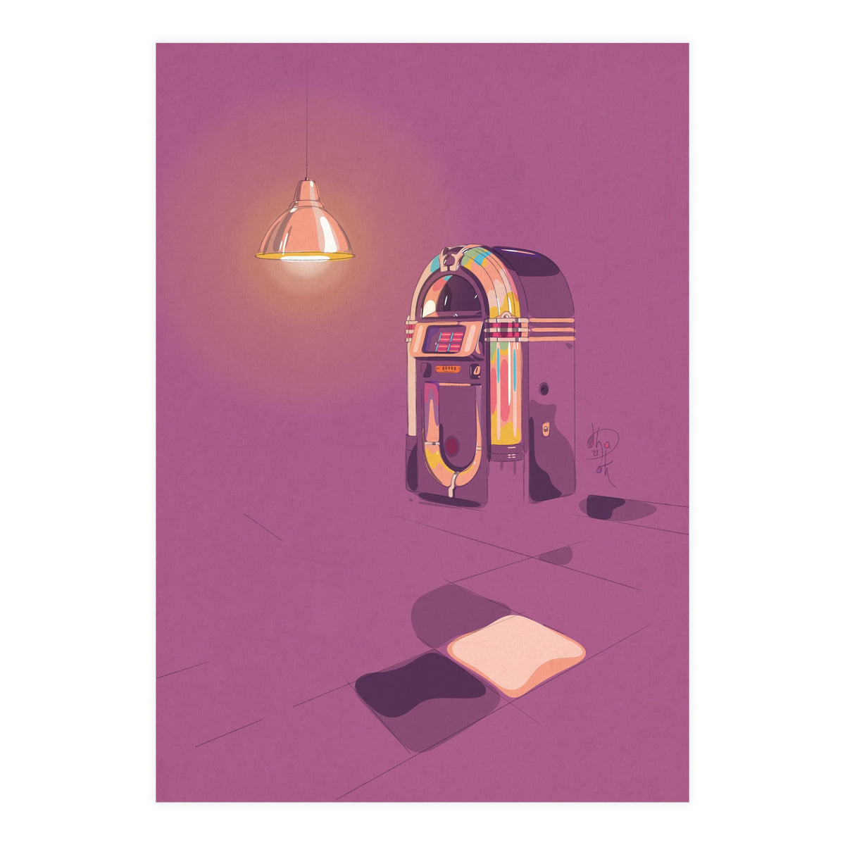 Wurlitzer Jukebox (Print Only)